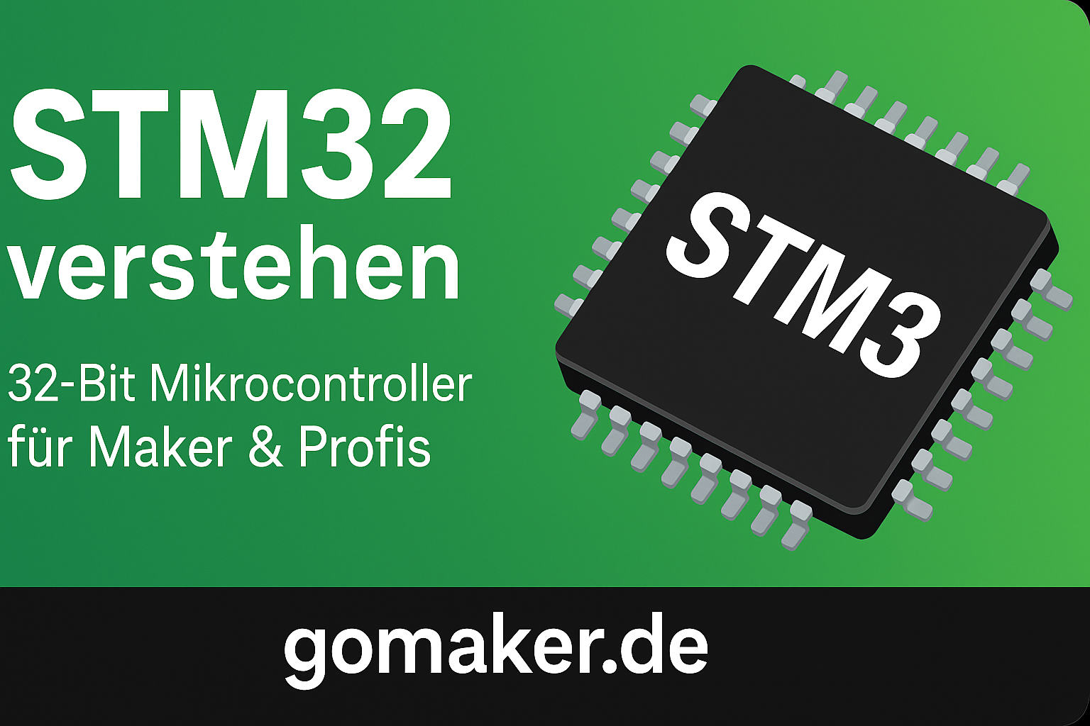 STM32 verstehen – 32-Bit Mikrocontroller für Maker & Profis