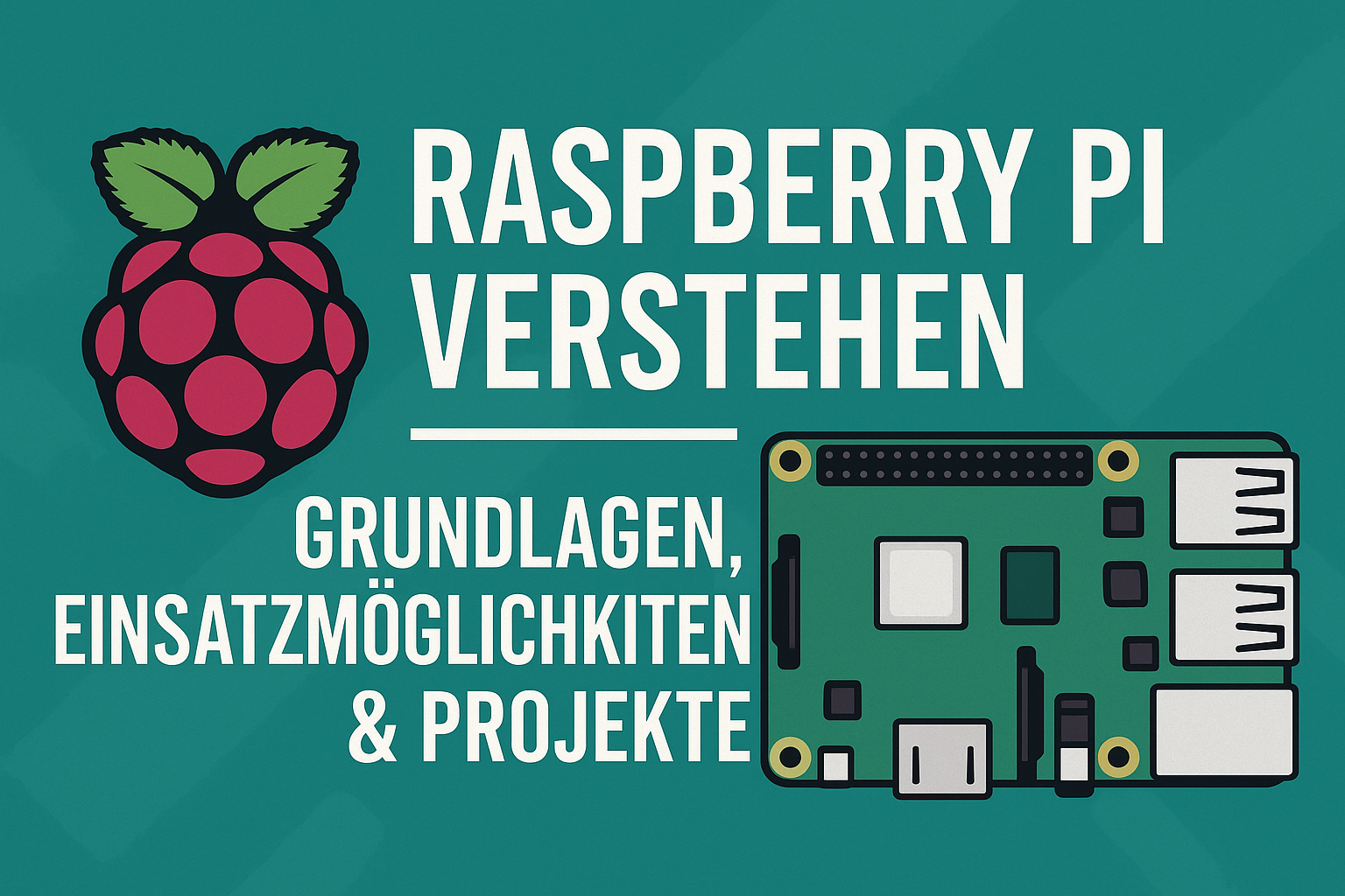 Raspberry Pi verstehen – Grundlagen, Einsatzmöglichkeiten & Projekte