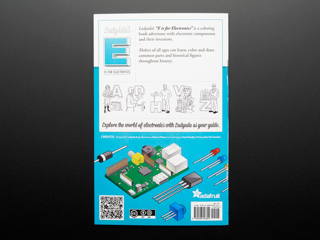 Coloring book - "Ladyada's E is for electronics"