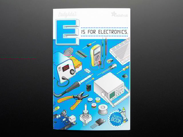 Coloring book - "Ladyada's E is for electronics"