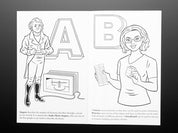 Coloring book - "Ladyada's E is for electronics"