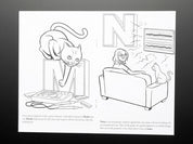 Coloring book - "Ladyada's E is for electronics"