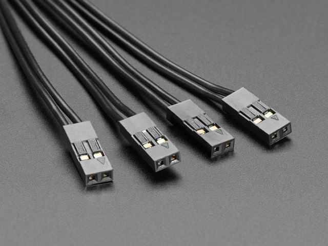 Pig-Tail Cables - 0.1" 2-pin - 4 Pack
