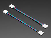 Solderless DotStar and Analog RGB LED Strip Clip Sampler