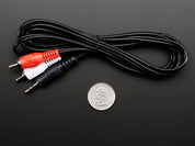 3.5mm Stereo to RCA (Composite Audio) Cable 6 feet