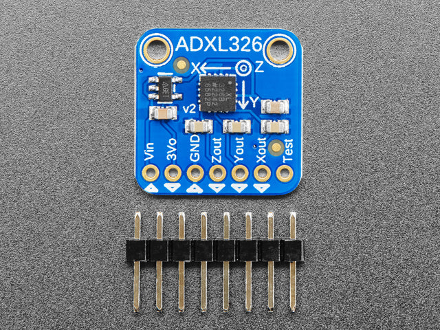 ADXL326 - 5V ready triple-axis accelerometer (+-16g analog out)