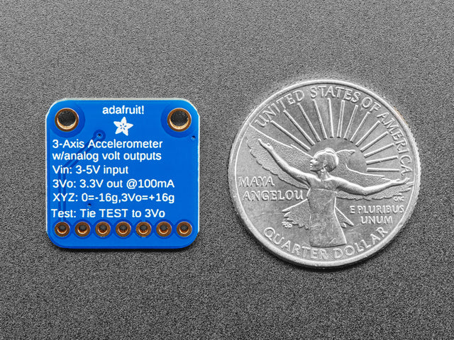 ADXL326 - 5V ready triple-axis accelerometer (+-16g analog out)