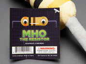 Mho the Resistor - Circuit Playground Plushie