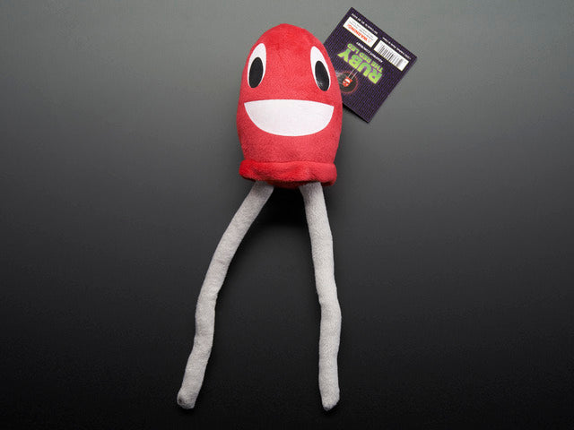 Ruby the Red LED - Circuit Playground Plushie