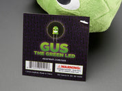 Gus the Green LED - Circuit Playground Plushie