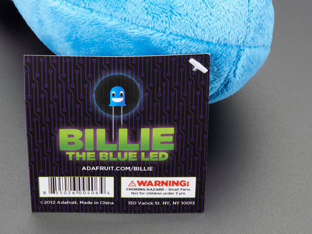 Billie the Blue LED - Circuit Playground Plushie