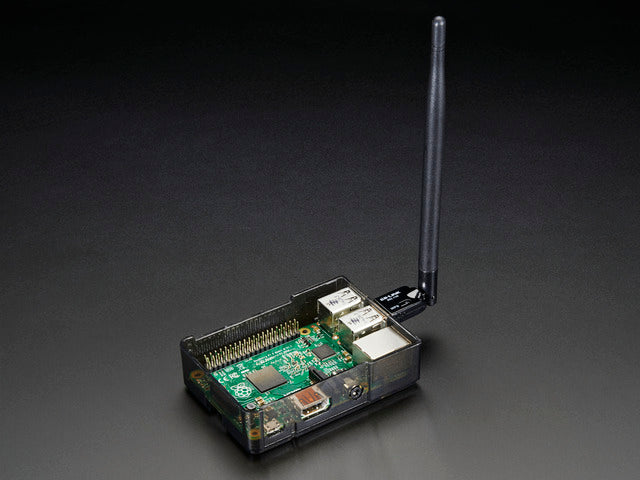 USB WiFi (802.11b/g/n) Module with Antenna for Raspberry Pi