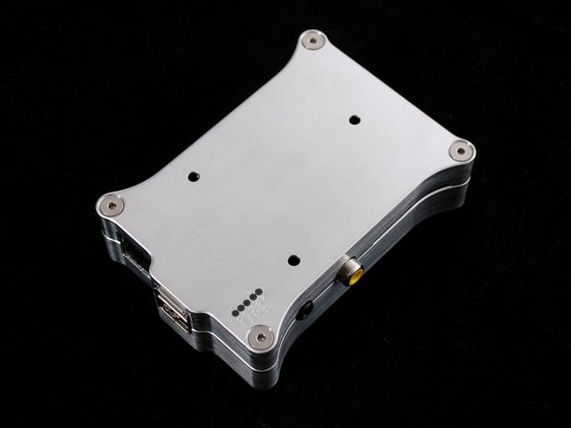 Pi Holder milled aluminum case for Raspberry Pi Model B no logo