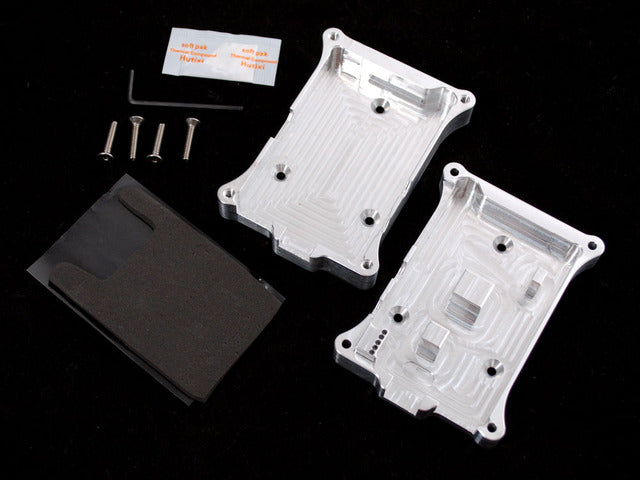 Pi Holder milled aluminum case for Raspberry Pi Model B no logo