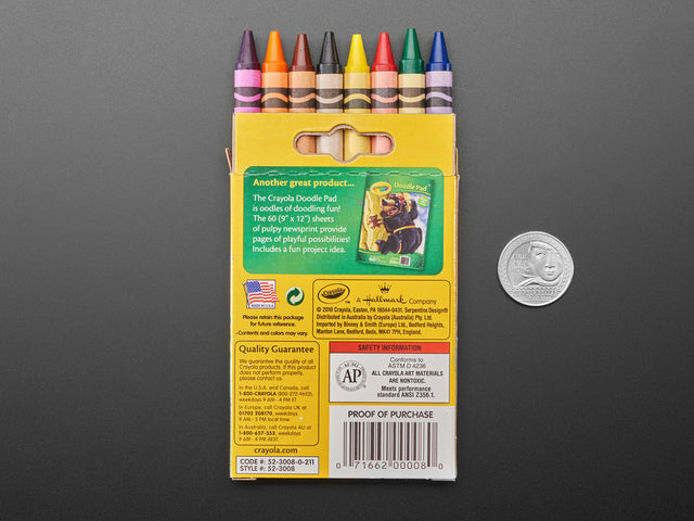 Crayola Crayons - Rainbow 8 Pack