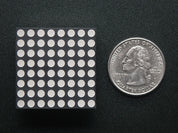 Small 1.2" 8x8 Ultra Bright Yellow-Green LED Matrix