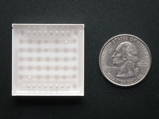 Small 1.2" 8x8 Ultra Bright Yellow-Green LED Matrix