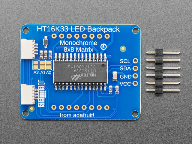 Adafruit 1.2" 8x8 LED Matrix Backpack