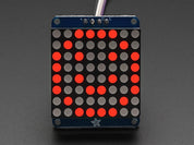 Adafruit Small 1.2" 8x8 LED Matrix w/I2C Backpack - Red