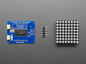 Adafruit Small 1.2" 8x8 LED Matrix w/I2C Backpack - Yellow-Green