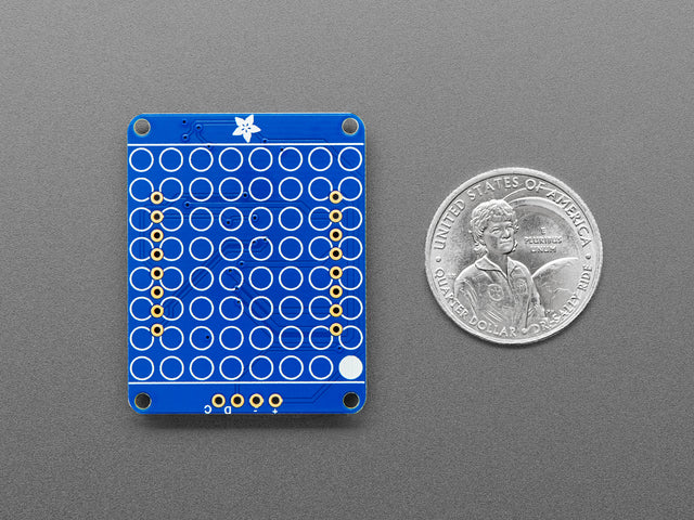 Adafruit Small 1.2" 8x8 LED Matrix w/I2C Backpack - Yellow-Green
