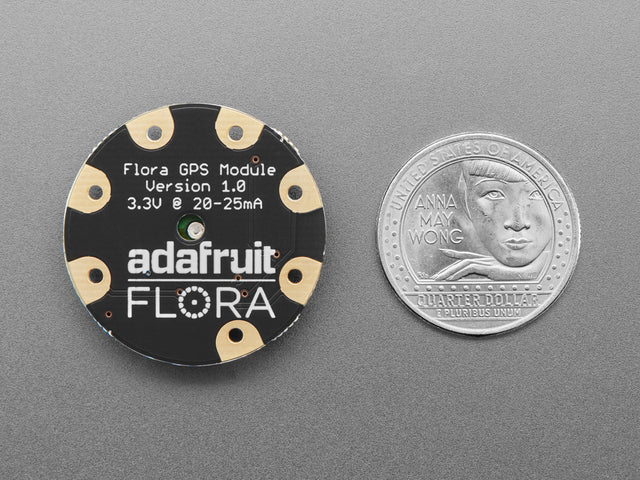 Flora Wearable Ultimate GPS Module