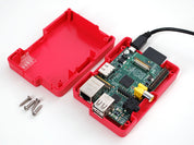 Raspberry Colored Enclosure for Raspberry Pi Model B Computers