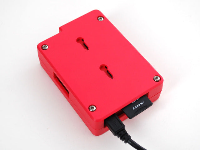 Raspberry Colored Enclosure for Raspberry Pi Model B Computers