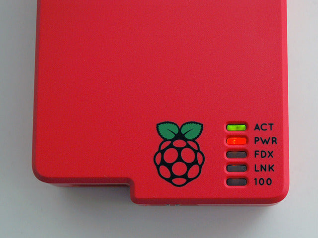 Raspberry Colored Enclosure for Raspberry Pi Model B Computers
