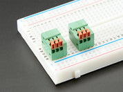 Configurable Spring Terminal Blocks - 3 Pin 0.1" Pitch R/A - x 5