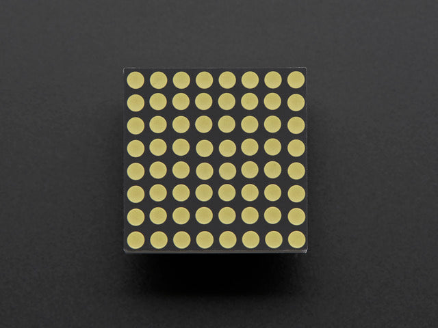 Miniature Ultra-Bright 8x8 White LED Matrix