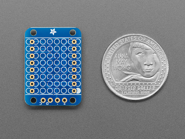 Adafruit Mini 8x8 LED Matrix w/I2C Backpack - Ultra Bright White
