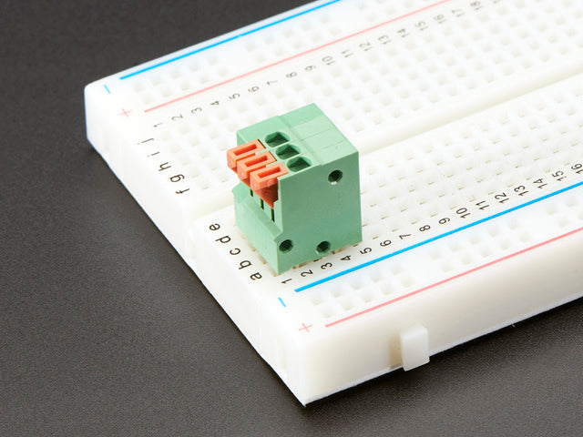 Configurable Spring Terminal Blocks - 3 Pin 0.1" Pitch x 5