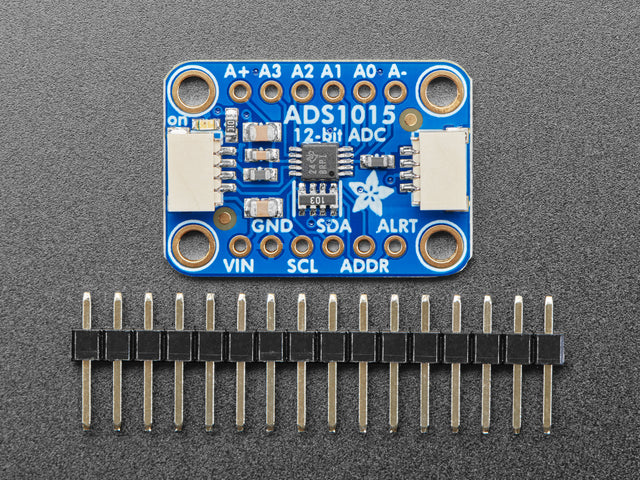 ADS1015 12-Bit ADC - 4 Channel with Programmable Gain Amplifier