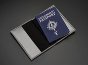 Stainless Steel RFID Blocking Passport Sleeve
