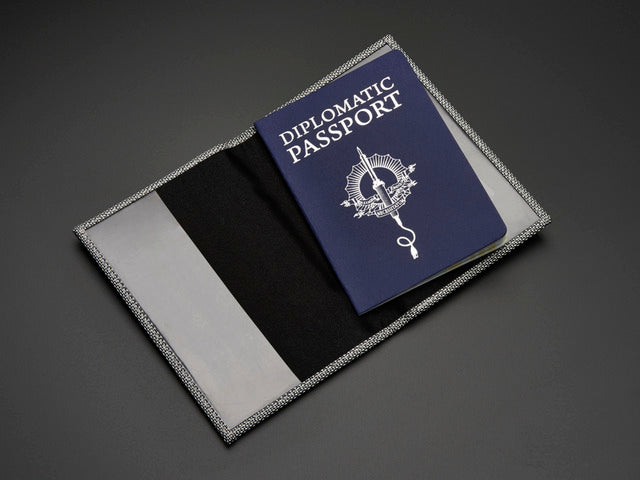 Stainless Steel RFID Blocking Passport Sleeve