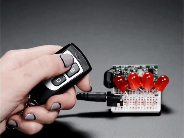 Keyfob 4-Button RF Remote Control - 315MHz