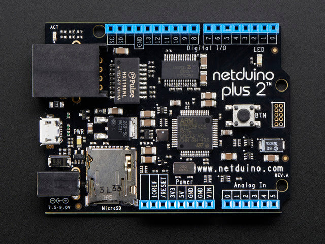 netduino Plus 2 (.NET-programmable microcontroller)