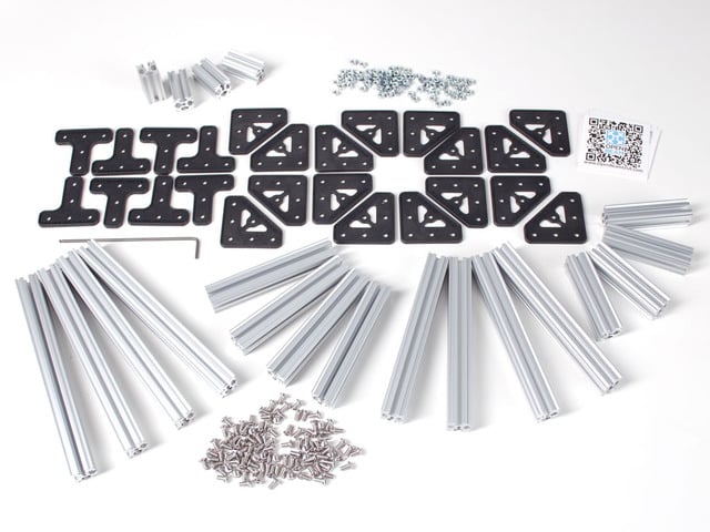 OpenBeam Starter Kit - Silver Aluminum