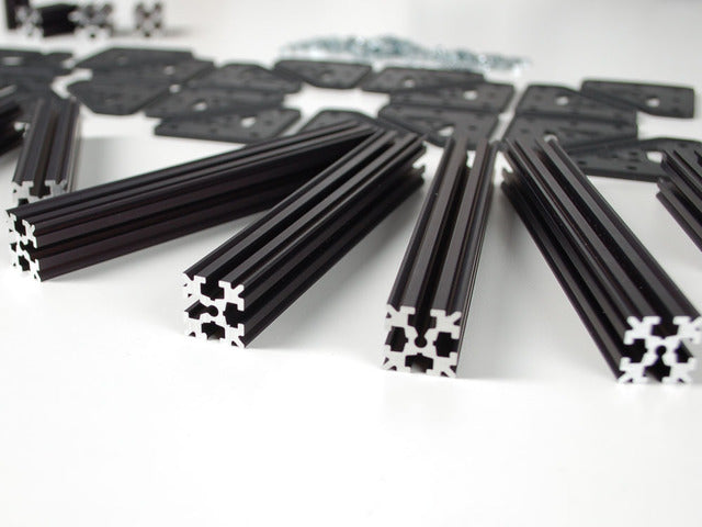 OpenBeam Starter Kit - Black Aluminum