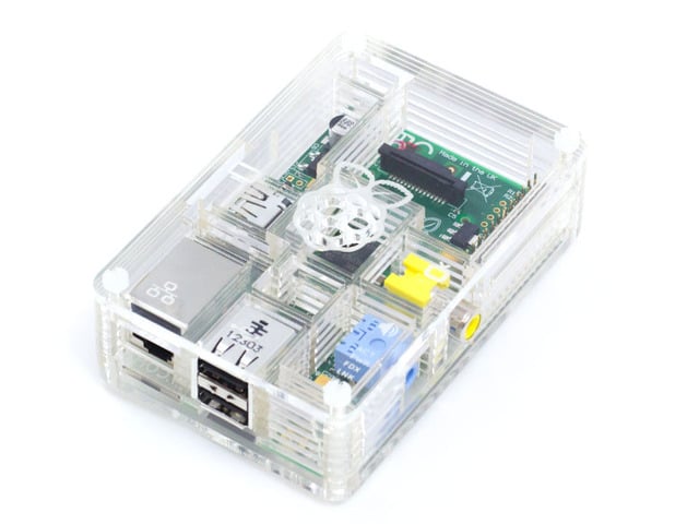 Crystal Pibow - Enclosure for Raspberry Pi Model B Computers