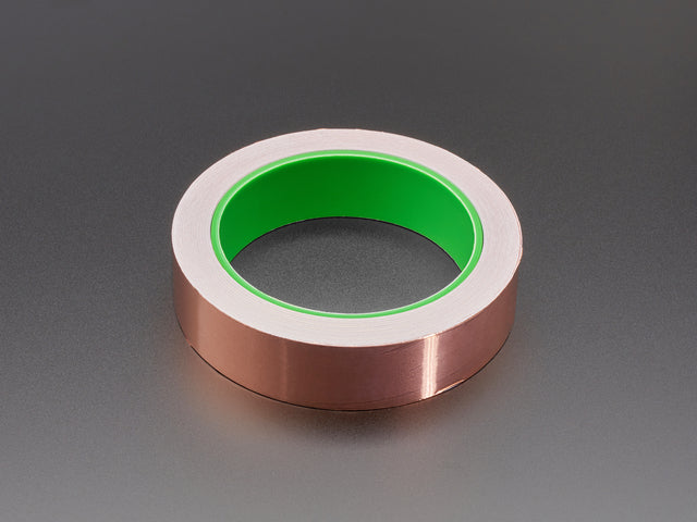 Copper Foil Tape with Conductive Adhesive - 25mm x 15 meter roll
