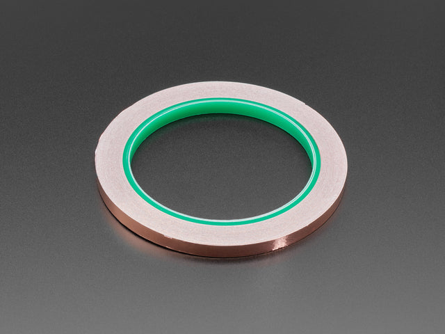 Copper Foil Tape with Conductive Adhesive - 6mm x 15 meter roll