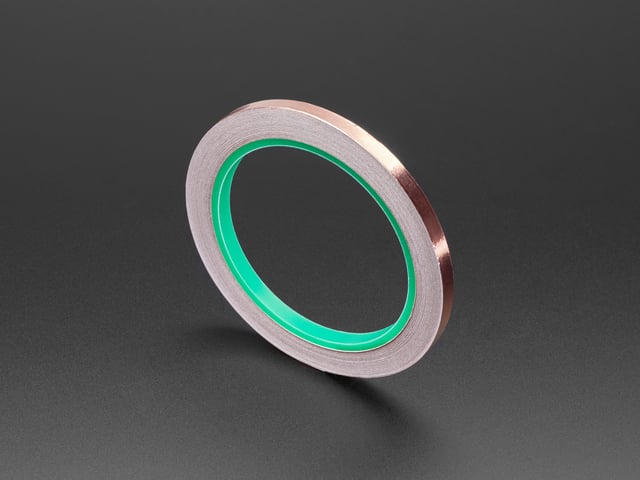 Copper Foil Tape with Conductive Adhesive - 6mm x 15 meter roll
