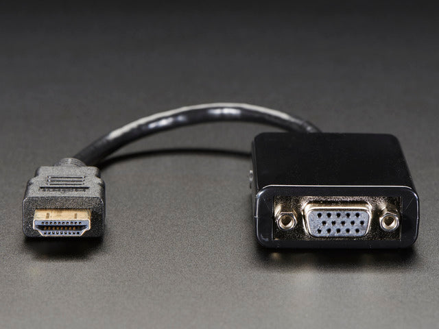 HDMI to VGA Video Adapter and 3.5mm Male/Male Stereo Cable