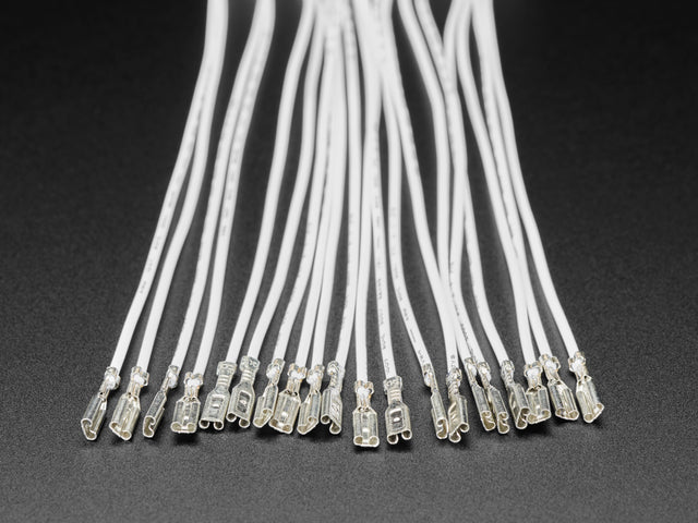 Arcade Button Quick-Connect Wire Pairs - 0.11" (10 pack)