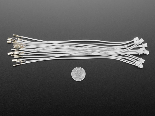 Arcade Button Quick-Connect Wire Pairs - 0.11" (10 pack)