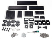 OpenBeam Precut Machinist Kit - Black Aluminum