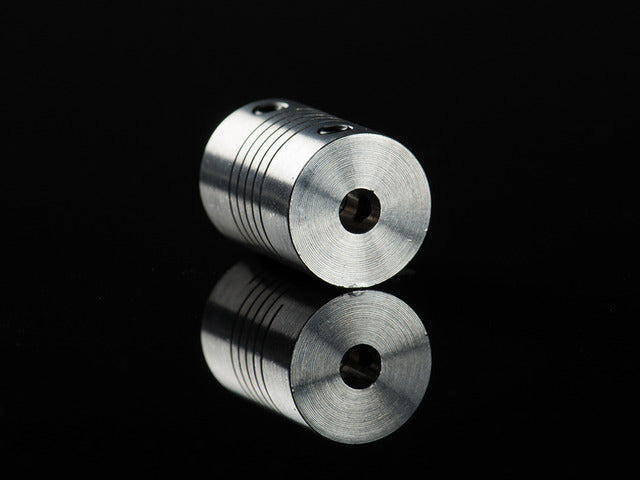 Aluminum Flex Shaft Coupler - 5mm to 5mm