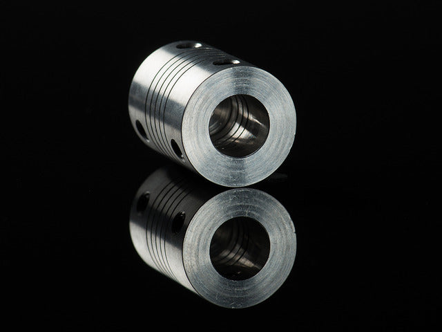 Aluminum Flex Shaft Coupler - 5mm to 10mm